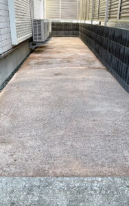 お庭の防草砂施工アフター