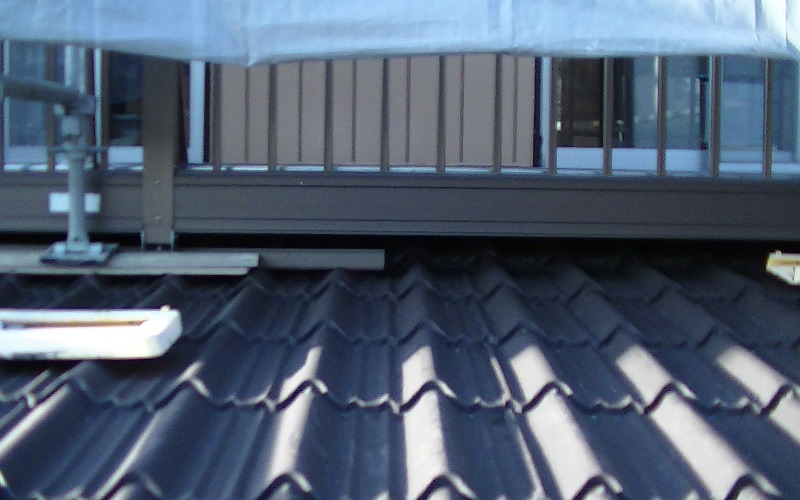 屋根塗装工事ビフォー